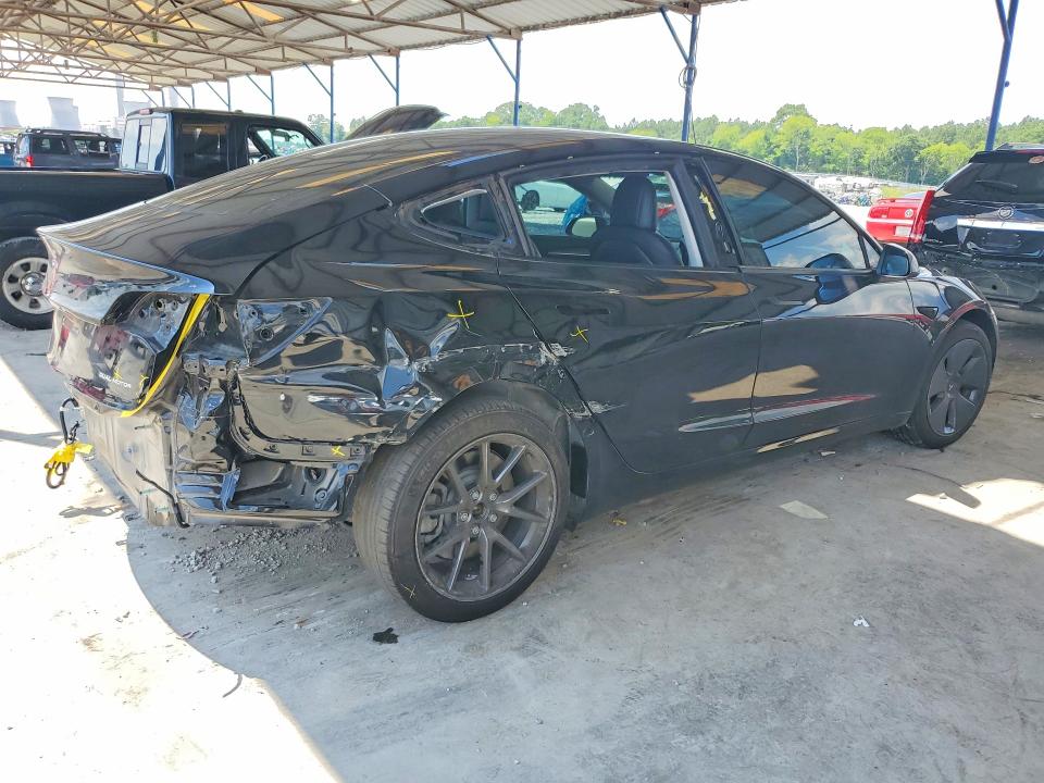 2021 Tesla Model 3 VIN 5YJ3E1EBXMF051026 COPART salvage auction — REAR END, GA - CERT OF TITLE-SALVAGE (P), sold $9,400 on 2026-07-16 (photo 3)
