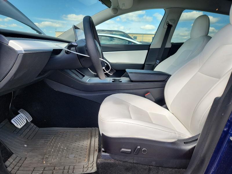 2021 Tesla Model y VIN 5YJYGDEF5MF270111 COPART salvage auction — FRONT END, Tx - Salvage Vehicle Title, sold $8,900 on 2026-07-02 (photo 7)