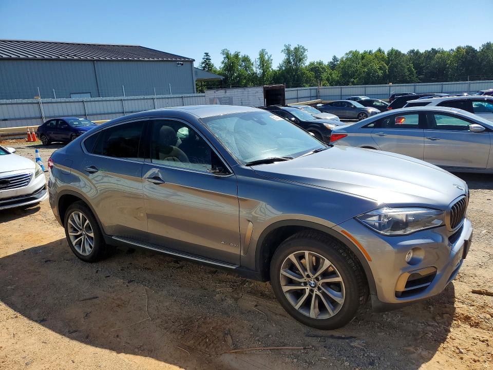 2017 BMW X6 VIN 5UXKU6C33H0S99757 COPART salvage auction — SIDE, Va - Cert Of Title - Salvage, sold $6,600 on 2026-07-10 (photo 4)