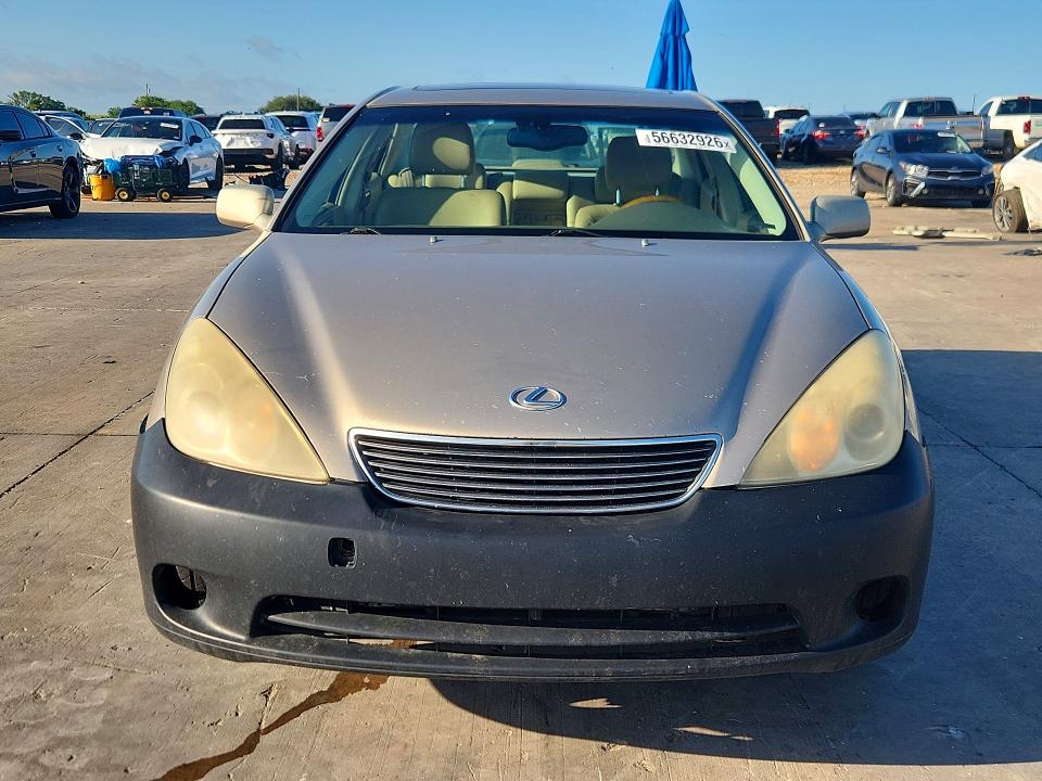 2005 Lexus Es 330 VIN JTHBA30G155092314 COPART salvage auction — REAR END, MO - SALVAGE CERTIFICATE OF TITLE, sold $400 on 2026-07-16 (photo 5)