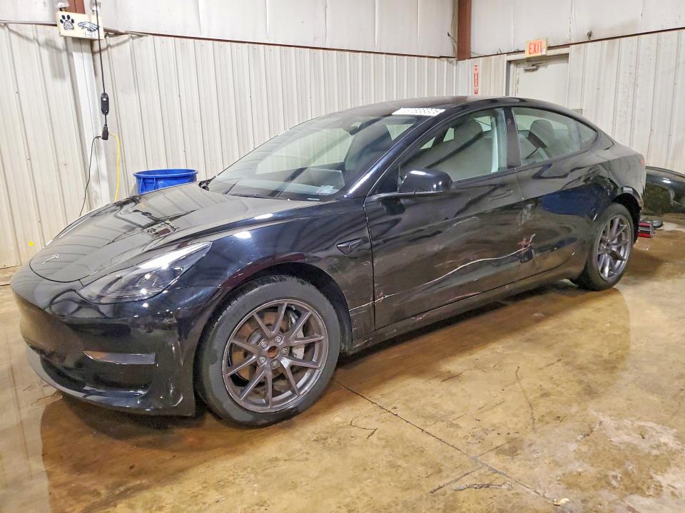 2023 Tesla Model 3 VIN 5YJ3E1EA9PF548130 COPART salvage auction — SIDE, Pa - Certificate Of Salvage, sold $9,600 on 2026-07-07 (photo 1)