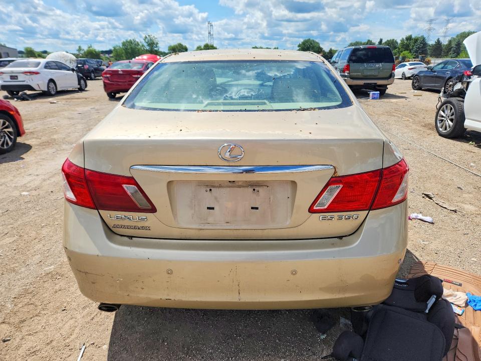 2007 Lexus ES VIN JTHBJ46G372088136 COPART salvage auction — FRONT END, IL - SALVAGE CERTIFICATE, sold $975 on 2026-07-30 (photo 6)