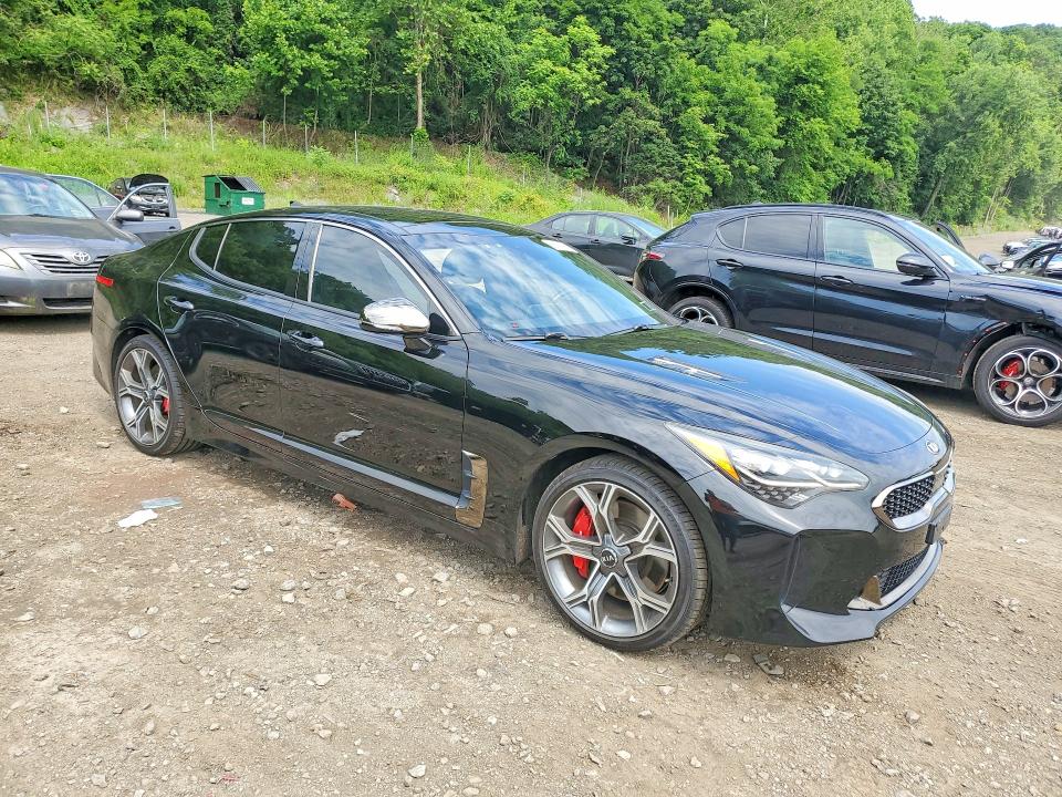 2018 Kia VIN KNAE55LC2J6038982 COPART salvage auction — SIDE, NY - MV-907A SALVAGE CERTIFICATE, sold $5,700 on 2026-07-02 (photo 4)