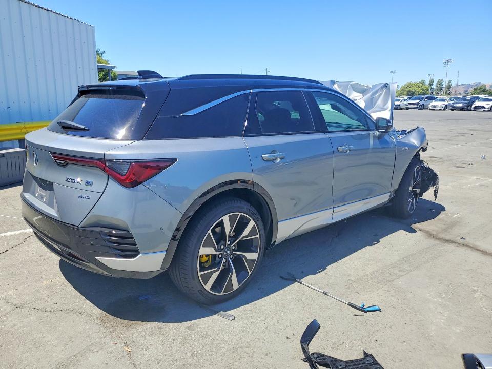 2024 Acura VIN 4W5XHPRL9RZ515071 COPART salvage auction — FRONT END, Ca - Salvage Certificate, sold $6,800 on 2026-07-17 (photo 3)