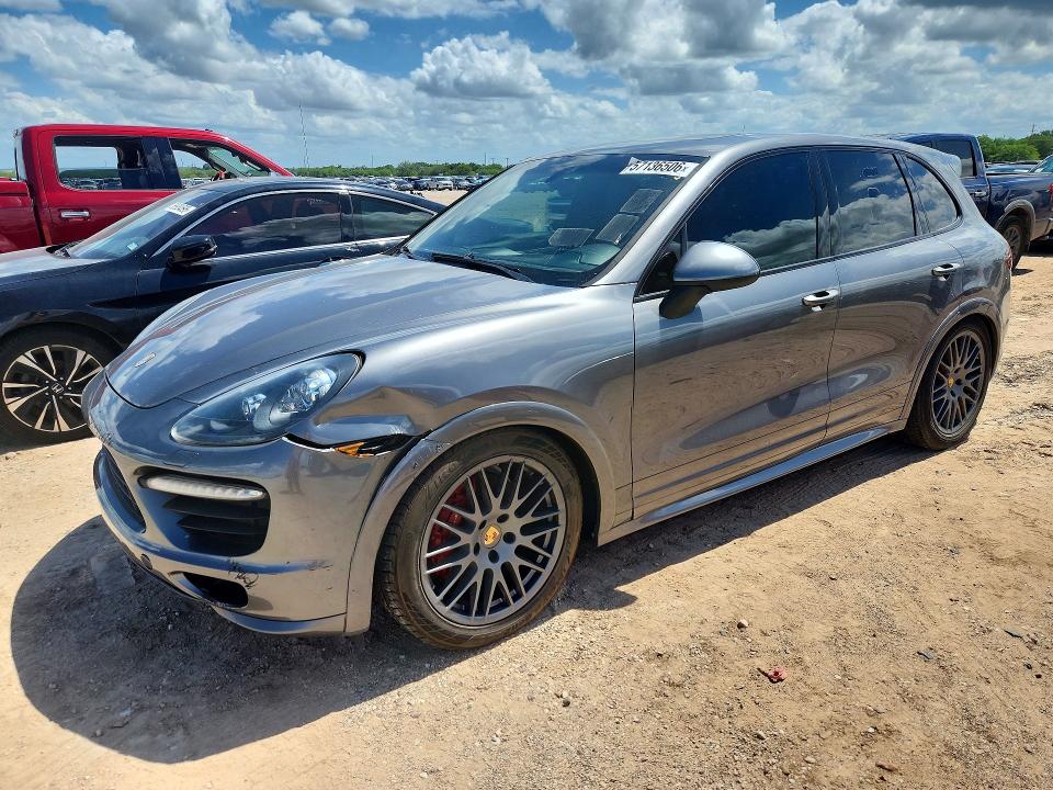 2013 Porsche Cayenne VIN WP1AD2A20DLA71805 COPART salvage auction — FRONT END, Fl - Certificate Of Title, sold $3,850 on 2026-07-07 (photo 1)