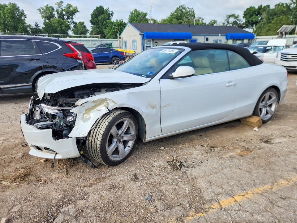 2013 Audi A5 VIN WAULFAFH3DN015614 COPART salvage auction — FRONT END, Va - Cert Of Title - Salvage, sold $275 on 2026-07-27 (photo 1)
