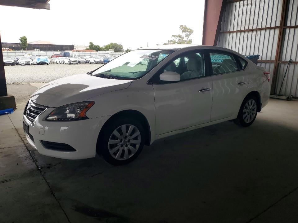 2015 Nissan Sentra VIN 3N1AB7AP6FY350513 — COPART salvage auction photo