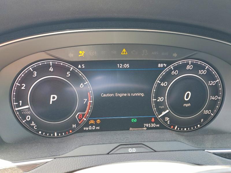 2019 Volkswagen Arteon VIN WVWHR7AN8KE030087 COPART salvage auction — FRONT END, Nc - Salvage Certificate Of Title, sold $4,050 on 2026-07-30 (photo 9)