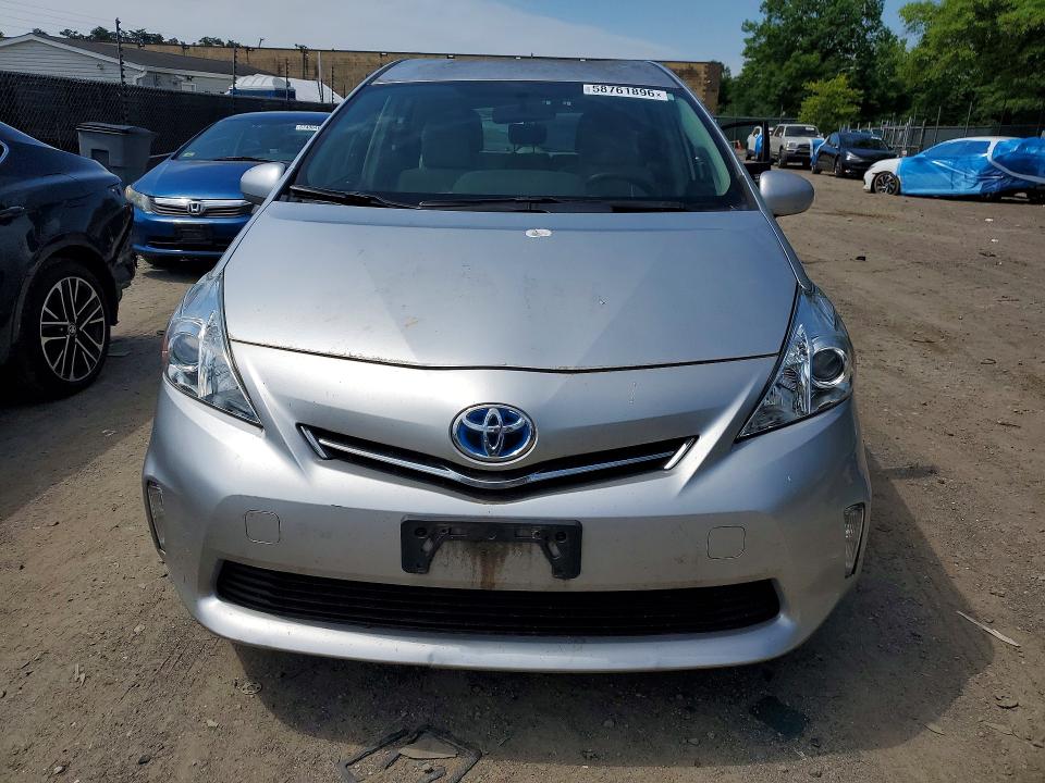 2013 Toyota Prius v VIN JTDZN3EU3D3211994 COPART salvage auction — SIDE, Salvage Title, sold $1,850 on 2026-07-09 (photo 5)