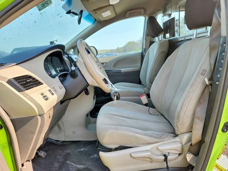 2014 Toyota Sienna VIN 5TDZK3DC1ES480352 COPART salvage auction — FRONT END, Ny - Certificate Of Title, sold $3,350 on 2026-07-06 (photo 7)