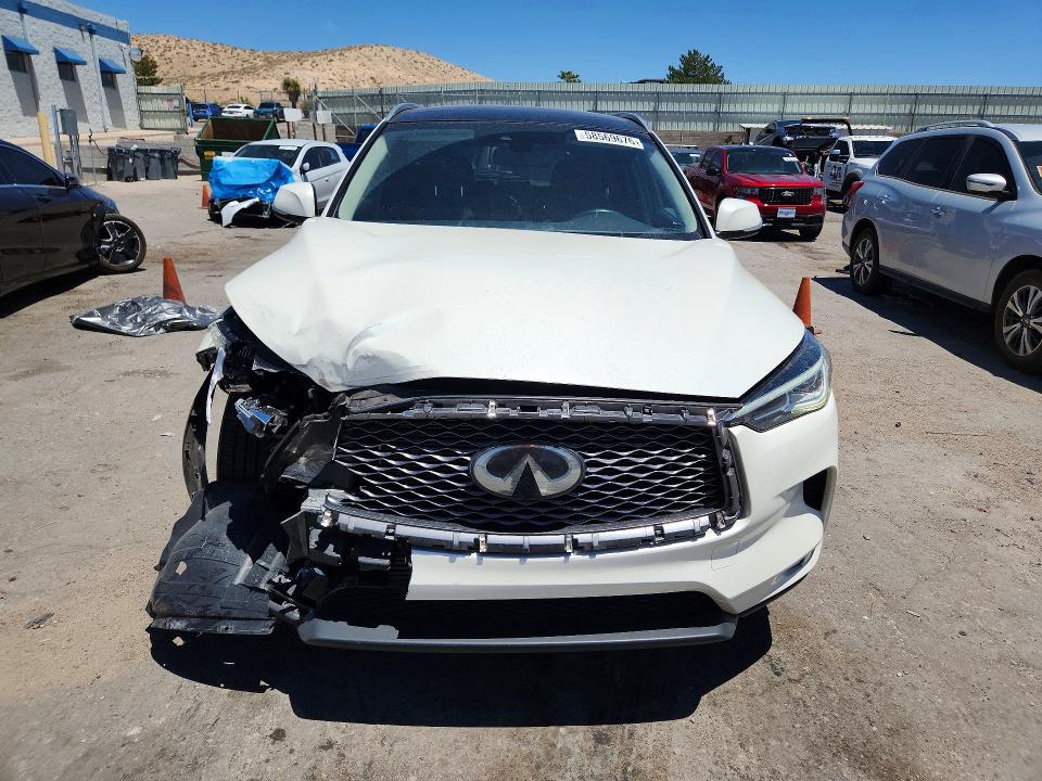 2020 Infiniti VIN 3PCAJ5M37LF120838 COPART salvage auction — FRONT END, Nm - Cert Of Title-Salvage, sold $4,450 on 2026-08-24 (photo 5)