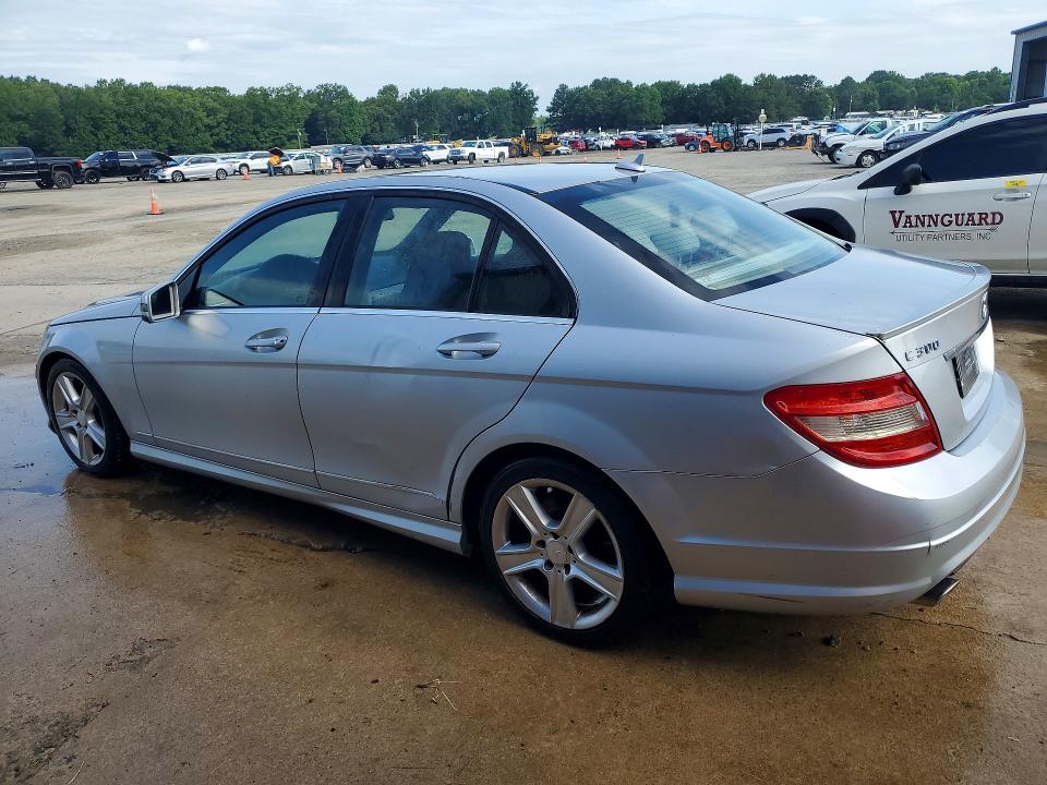 2011 Mercedes-benz C class VIN WDDGF5EB9BR139942 COPART salvage auction — MINOR DENT/SCRATCHES, TX - CERTIFICATE OF TITLE, sold $80 on 2026-07-07 (photo 2)
