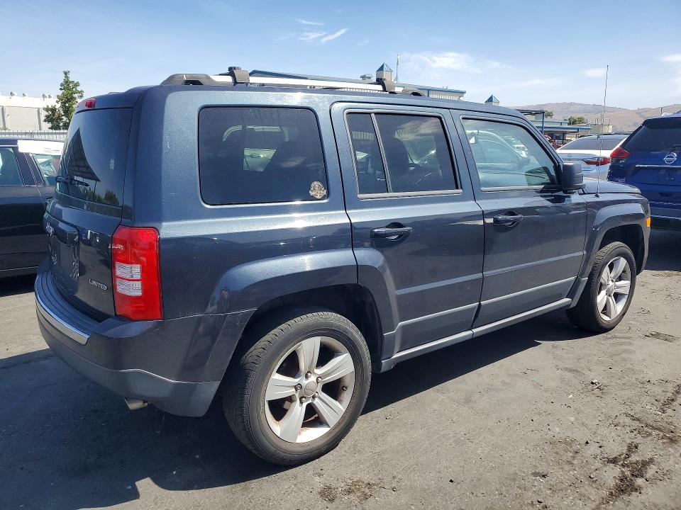 2015 Jeep Patriot VIN 1C4NJPCBXFD284702 COPART salvage auction — REAR END, Ca - Salvage Certificate, sold $750 on 2026-07-02 (photo 3)