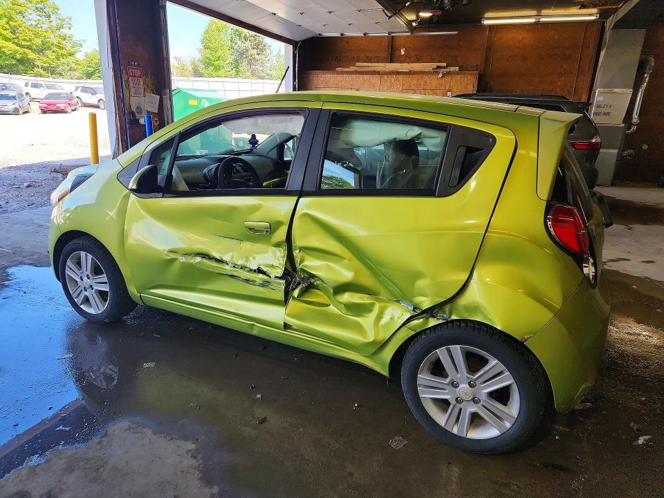 2013 Chevrolet Spark VIN KL8CB6S95DC500707 COPART salvage auction — SIDE, Pa - Certificate Of Salvage, sold $250 on 2026-07-02 (photo 2)