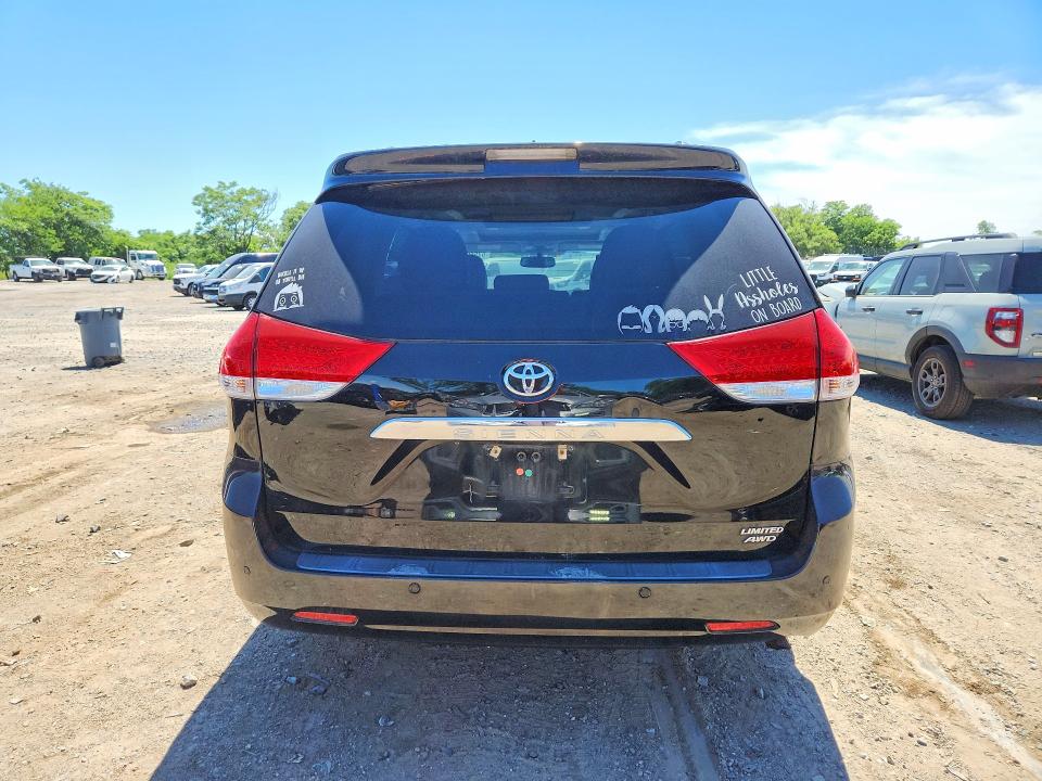 2014 Toyota VIN 5TDDK3DC6ES072696 COPART salvage auction — WATER/FLOOD, Md - Certificate Of Title, sold $2,400 on 2026-07-02 (photo 6)