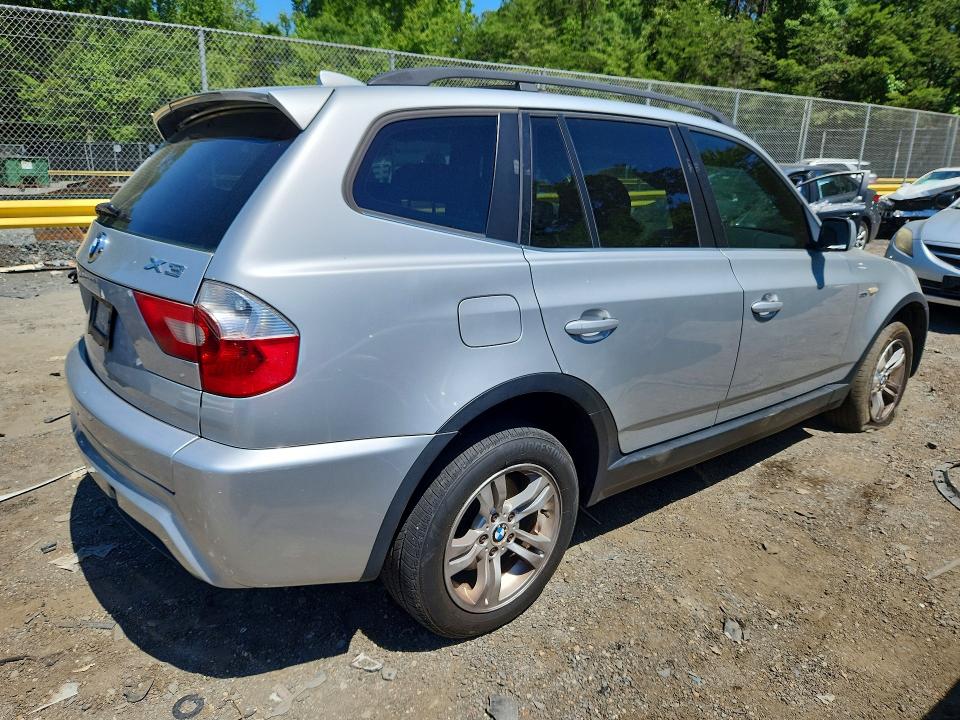 2006 BMW X3 VIN WBXPA93466WD24662 COPART salvage auction — MINOR DENT/SCRATCHES, Va - Certificate Of Title, sold $700 on 2026-07-28 (photo 3)