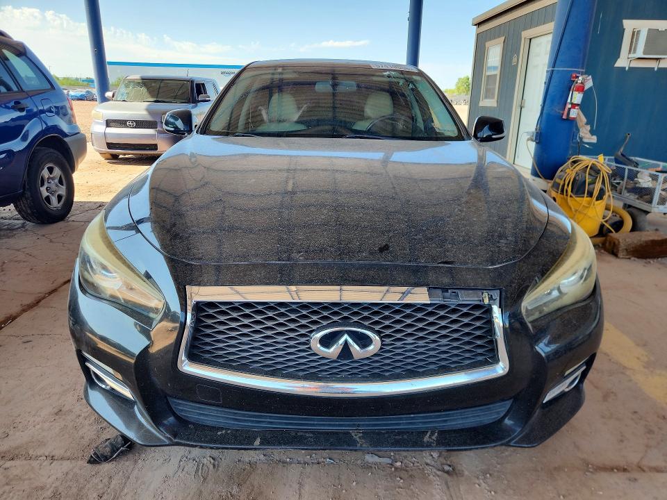 2017 Infiniti VIN JN1EV7AP5HM740016 COPART salvage auction — FRONT END, Az - Dealer Only Clean Title, sold $2,200 on 2026-07-28 (photo 5)