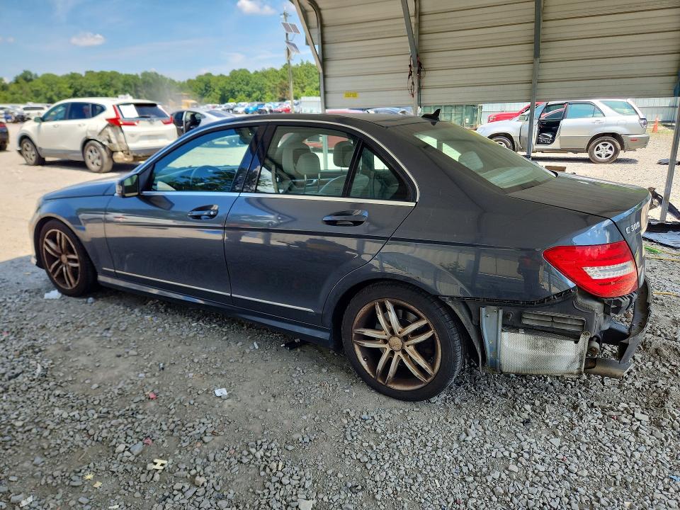 2013 Mercedes-benz VIN WDDGF8AB4DR288527 COPART salvage auction — REAR END, Ga - Cert Of Title-Salvage, sold $2,250 on 2026-07-14 (photo 2)