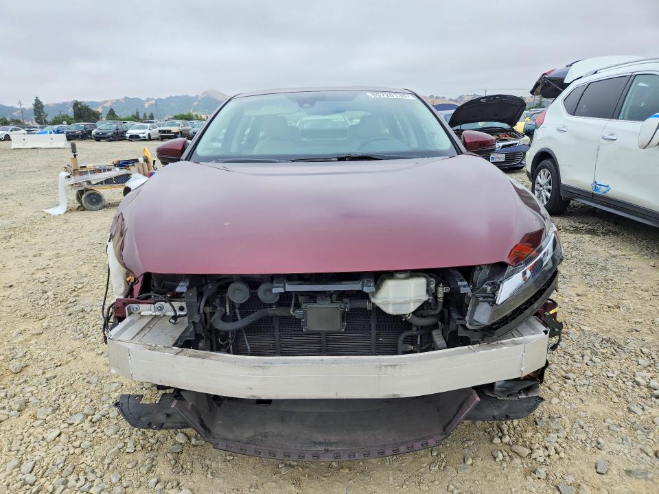 2019 Honda Clarity VIN JHMZC5F33KC001141 COPART salvage auction — FRONT END, Ca - Salvage Certificate, sold $3,700 on 2026-07-14 (photo 5)