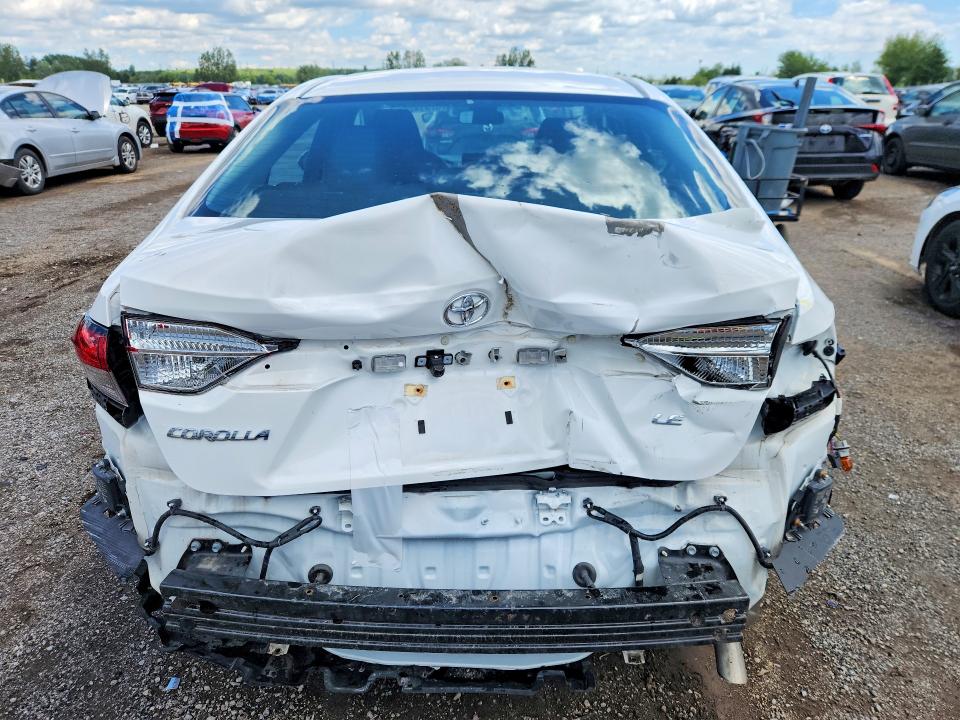 2022 Toyota Corolla VIN 5YFBPMBE9NP384409 COPART salvage auction — REAR END, On - Permit Salvage, sold $7,400 on 2026-07-07 (photo 6)