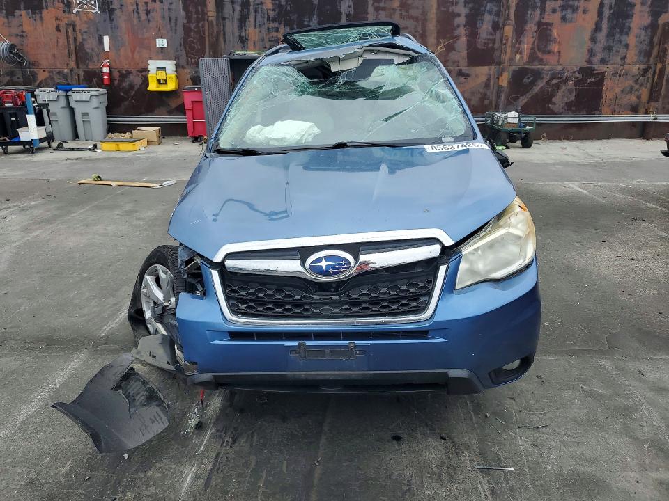 2015 Subaru Forester VIN JF2SJAKC1FH487773 COPART salvage auction — ROLLOVER, Ca - Acq Bos - Post Sale - Salvage, sold $350 on 2026-07-16 (photo 5)