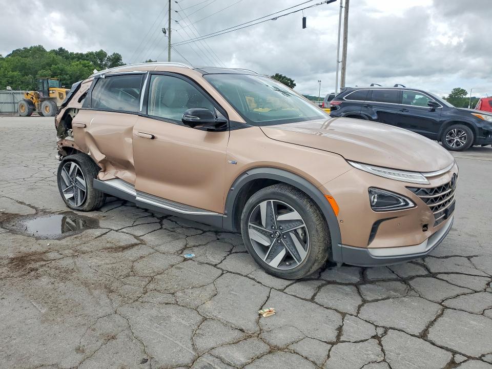 2020 Hyundai Nexo VIN KM8J84A66LU008510 COPART salvage auction — REAR END, Il - Salvage Certificate (P), sold $725 on 2026-07-13 (photo 4)