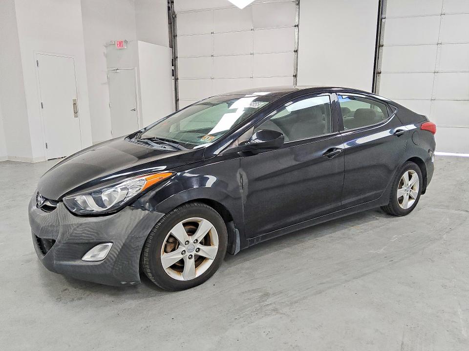 2013 Hyundai Elantra VIN KMHDH4AE1DU656410 COPART salvage auction — FRONT END, VA - CERTIFICATE OF TITLE, sold $125 on 2026-07-28 (photo 1)