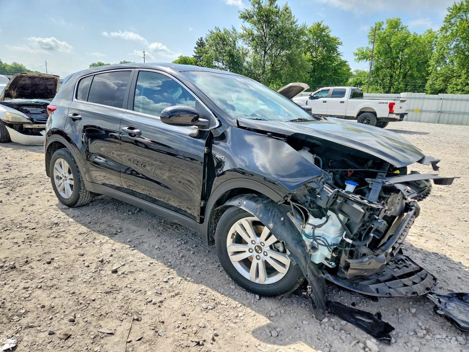 2017 Kia Sportage VIN KNDPMCAC9H7064635 COPART salvage auction — FRONT END, Oh - Cert Of Title-Salvage, sold $1,700 on 2026-07-14 (photo 4)