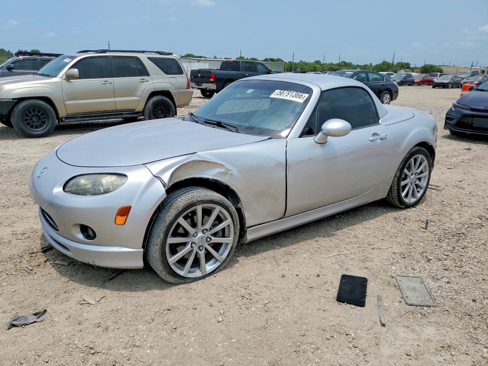 2007 Mazda Mx-5 VIN JM1NC26F770128122 COPART salvage auction — FRONT END, Tx - Salvage Vehicle Title, sold $875 on 2026-07-30 (photo 1)