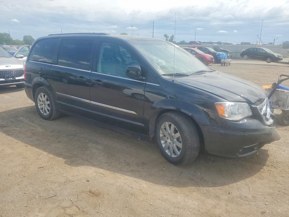 2013 Chrysler Voyager VIN 2C4RC1BG1DR743860 COPART salvage auction — FRONT END, Ia - Cert Of Title-Salvage Title, sold $750 on 2026-07-31 (photo 4)