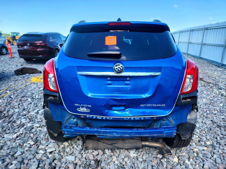2014 Buick Encore VIN KL4CJASB3EB669738 COPART salvage auction — REAR END, Wi - Junked Vehicle Bill Of Sale, sold $1,250 on 2026-07-06 (photo 6)