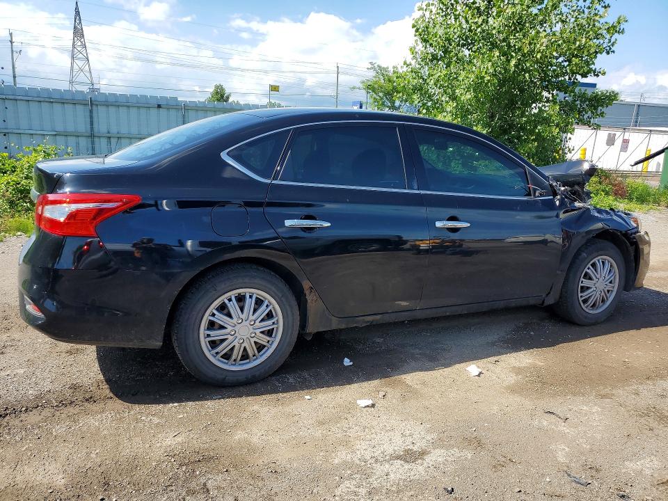 2016 Nissan Sentra VIN 3N1AB7AP2GL648135 COPART salvage auction — FRONT END, On - Permit Irrepairable, sold $575 on 2026-07-02 (photo 3)
