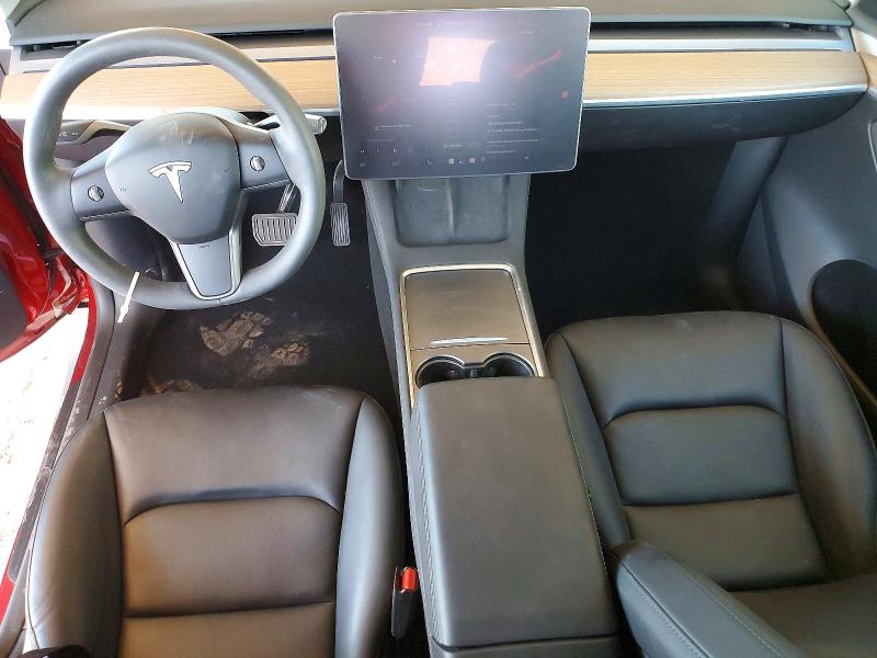 2025 Tesla Model y VIN 7SAYGDED0SF280026 COPART salvage auction — SIDE, Az - Cert Of Title - Salvage, sold $6,100 on 2026-07-28 (photo 8)