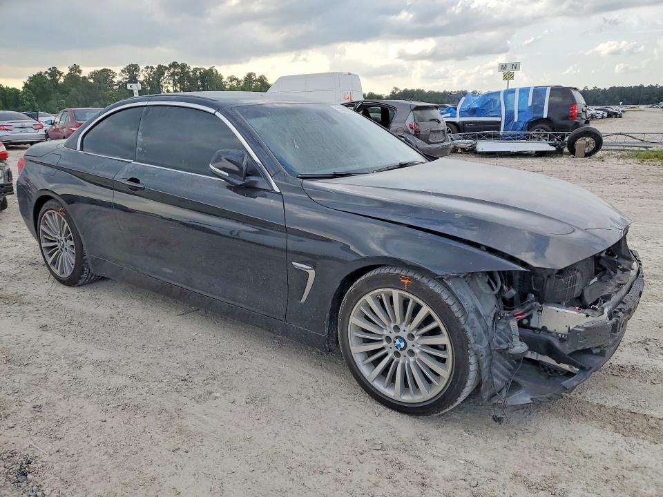 2015 BMW 4er VIN WBA3V5C53FP752890 COPART salvage auction — FRONT END, Tx - Salvage Vehicle Title, sold $1,650 on 2026-08-14 (photo 4)