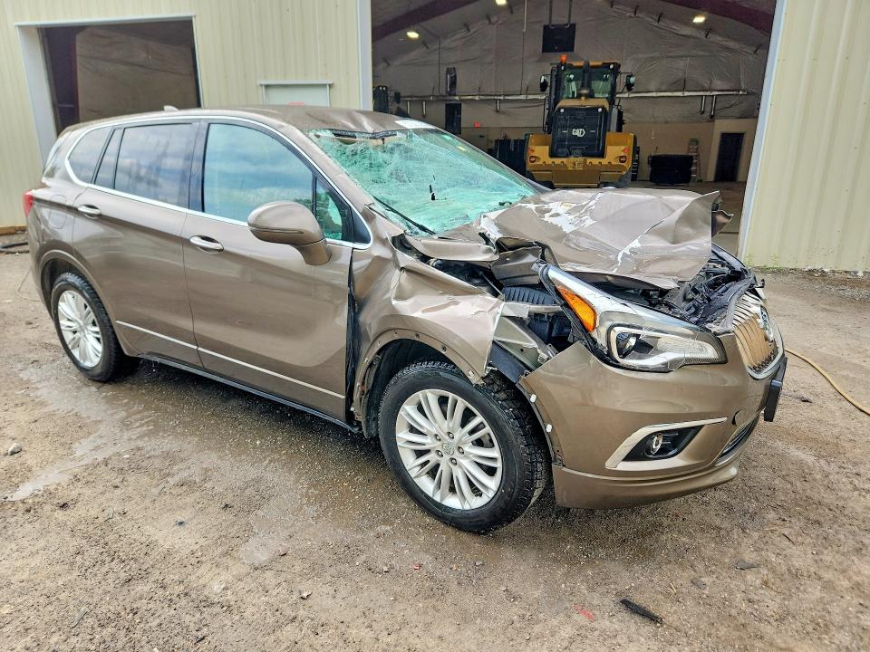 2018 Buick Envision VIN LRBFXCSAXJD054038 COPART salvage auction — FRONT END, Vt - Cert Of Title-Salvage Vehicle, sold $200 on 2026-07-13 (photo 4)