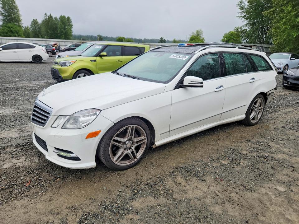 2013 Mercedes-benz E-klasse VIN WDDHH8JB8DA733655 COPART salvage auction — REAR END, WA - BILL OF SALE, sold $1,450 on 2026-08-17 (photo 1)