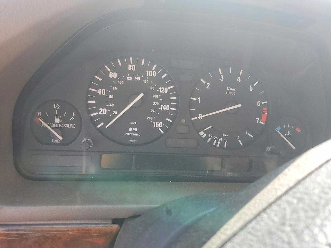 1995 BMW 5 Series VIN WBAHD6320SGK85913 COPART salvage auction — Front End, TX - CERT OF TITLE-REBUILT SALVAGE (P), sold $1,950 on 2026-07-08 (photo 9)