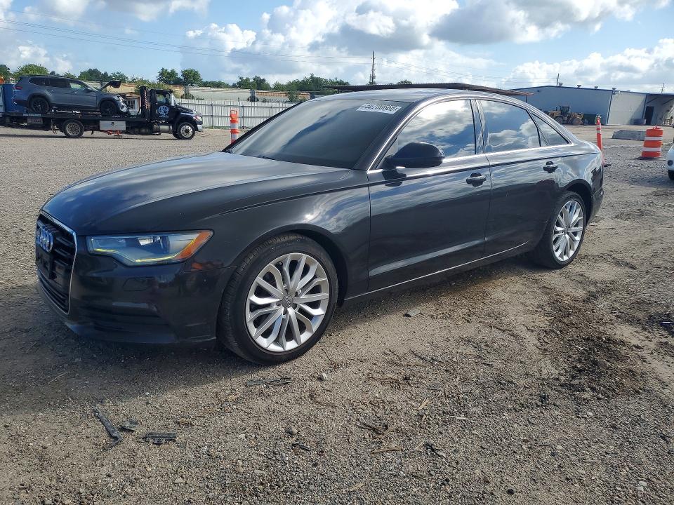 2014 Audi A6 VIN WAUGFAFC2EN111452 — COPART salvage auction photo