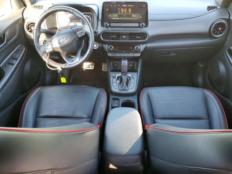 2022 Hyundai Kona VIN KM8K5CA37NU905061 COPART salvage auction — VANDALISM, On - Permit No Brand - Unfit, sold $8,000 on 2026-07-09 (photo 8)