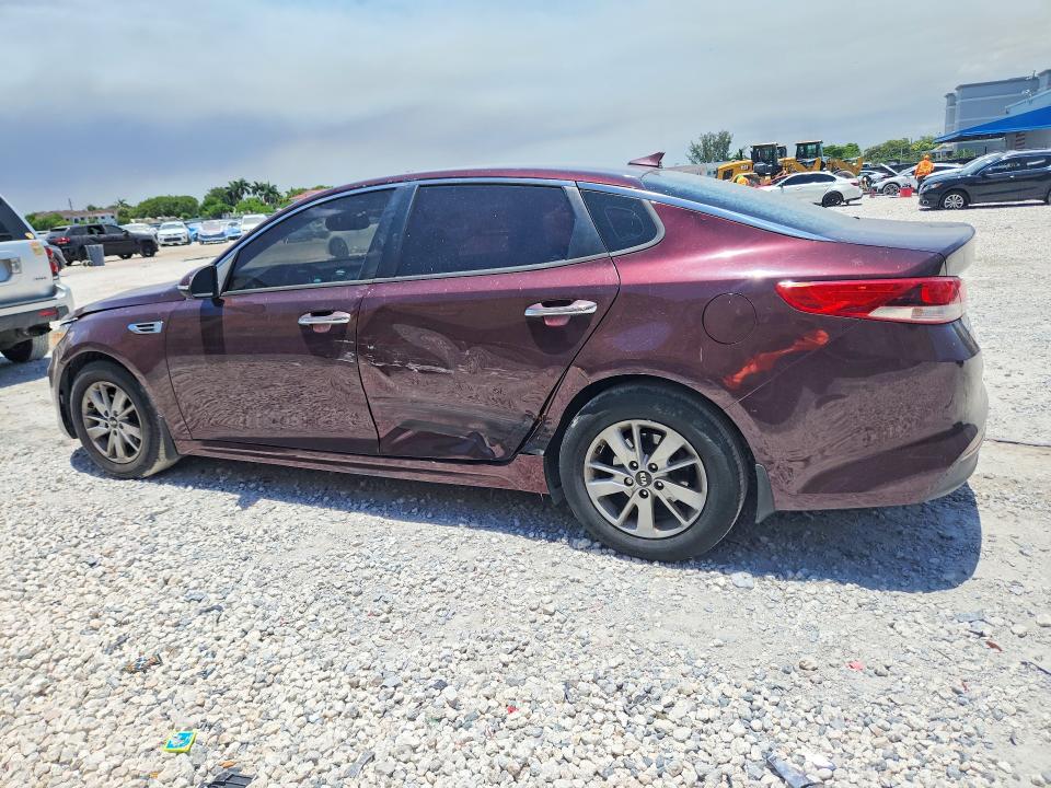 2018 Kia Optima VIN 5XXGT4L30JG227692 COPART salvage auction — FRONT END, Fl - Cert Of Title Slvg Rebuildable, sold $1,150 on 2026-07-02 (photo 2)