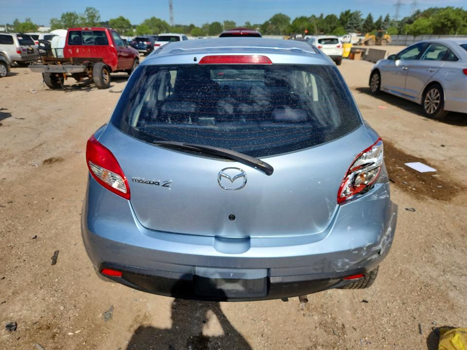2013 Mazda 2 VIN JM1DE1KY2D0156591 COPART salvage auction — REAR END, Il - Salvage Certificate, sold $775 on 2026-07-28 (photo 6)