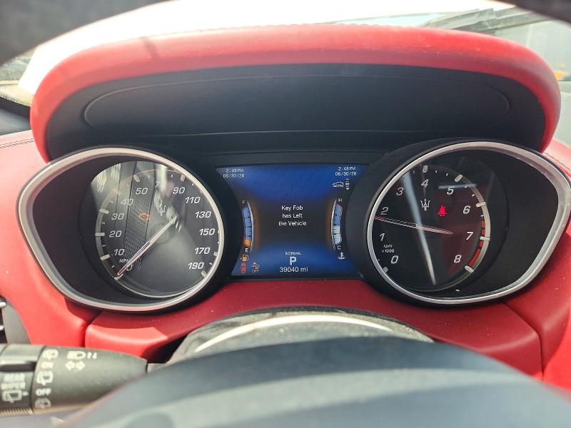 2019 Maserati Levante VIN ZN661XUS8KX337360 COPART salvage auction — FRONT END, Salvage Title, sold $6,200 on 2026-07-30 (photo 9)