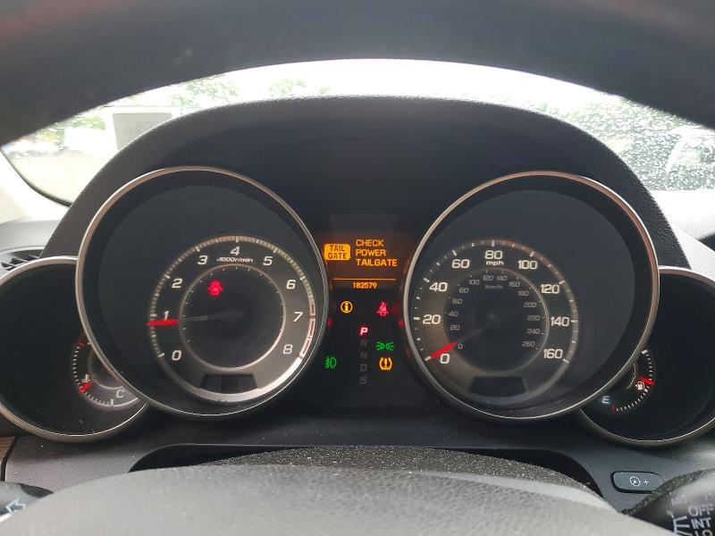 2010 Acura Mdx VIN 2HNYD2H2XAH519220 COPART salvage auction — SIDE, NY - MV-907A SALVAGE CERTIFICATE, sold $650 on 2026-07-02 (photo 9)