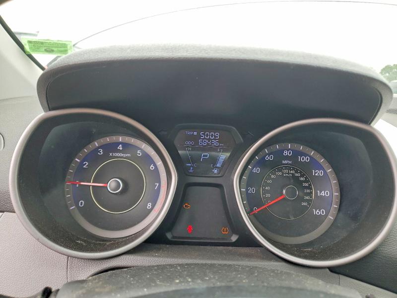 2013 Hyundai Elantra VIN KMHDH4AE8DU516533 COPART salvage auction — NORMAL WEAR, In - Cert Of Title-Salvage Title, sold $1,850 on 2026-07-15 (photo 9)