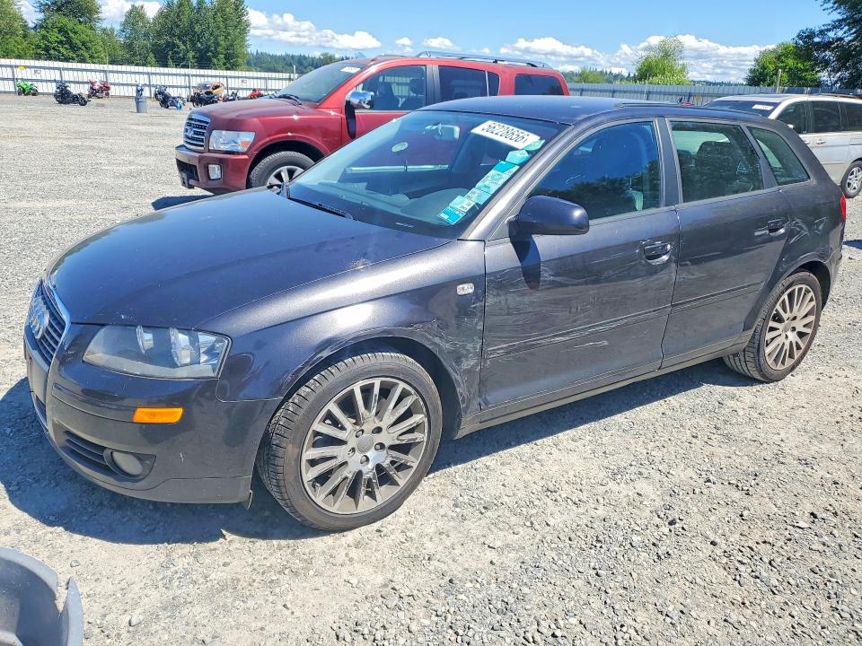 2008 Audi A3 VIN WAUNF78PX8A130255 COPART salvage auction — SIDE, WA - BILL OF SALE, sold $350 on 2026-07-27 (photo 1)