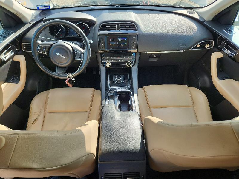 2018 Jaguar F-pace VIN SADCJ2FX0JA265379 COPART salvage auction — WATER/FLOOD, Tx - Salvage Title-Flood Damage, sold $2,200 on 2026-07-23 (photo 8)