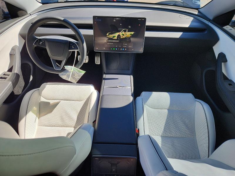 2024 Tesla VIN 5YJ3E1ET9RF824617 COPART salvage auction — FRONT END, Co - Salvage Title, sold $23,200 on 2026-07-29 (photo 8)