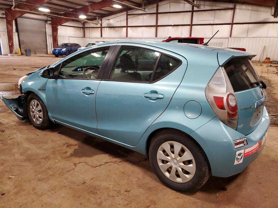 2012 Toyota Prius VIN JTDKDTB30C1003016 COPART salvage auction — FRONT END, Mi - Certificate Of Title, sold $300 on 2026-07-31 (photo 2)