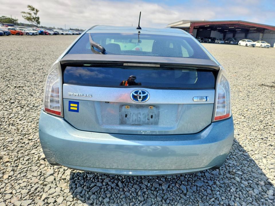2012 Toyota Prius VIN JTDKN3DP1C3024460 COPART salvage auction — VANDALISM, Ca - Salvage Certificate, sold $4,750 on 2026-07-16 (photo 6)