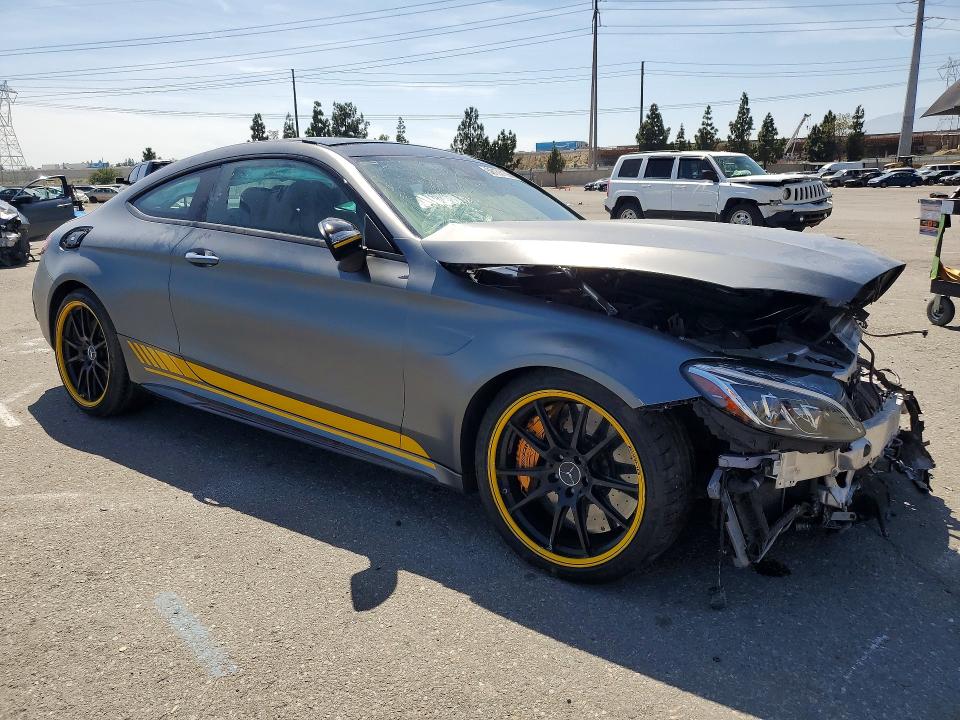 2017 Mercedes-benz C class VIN WDDWJ8HB9HF428675 COPART salvage auction — ALL OVER, CA - SALVAGE CERTIFICATE, sold $8,200 on 2026-07-14 (photo 4)
